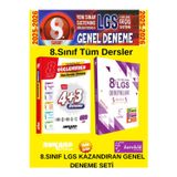 Güçlendiren 2026 8.Sınıf 4+3 Genel Deneme+Karekök 8.Sınıf Lgs Deneme (5 Adet)
