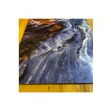 GÜÇLÜ 30x60cm Lacivert Mermer Desenli Yapışkanlı Seramik Desen Mutfak Banyo Wc Pvc Duvar Kaplama Paneli
