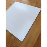 Güçlü 45x45 cm Beyaz Pasta Altlığı ve Çok Amaçlı Dekoratif Mdf Panel - 5 Adet - 45 cm x 45 cm