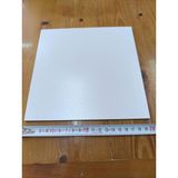 Güçlü Beyaz Pasta Altlığı ve Çok Amaçlı Dekoratif Mdf Panel - 1 Adet - 20 cm x 20 cm