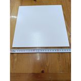 Güçlü Beyaz Pasta Altlığı ve Çok Amaçlı Dekoratif Mdf Panel - 5 Adet - 25 cm x 25 cm