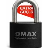 Güçlü Çelik Asma Kilit Profesyonel Güvenlik Kilidi, Heavy Duty Metal Padlock, Dayanıklı Paslanmaya Dirençli Gövde, Kapı Depo Garaj Bahçe Dolap Konteyner Zincir Sandık Için (38MM) - Siyah