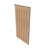 GÜÇLÜ Dekoratif Duvar Kaplama ( 45 X 102 Cm ) Boyanabilir Ahşap 6 Mm Ham Mdf Duvar Paneli