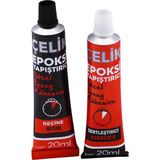 Güçlü Epoksi Yapıştırıcı Metal Plastik Seramik Cam Çelik Yapıştırıcı 20 + 20 gr Hızl�