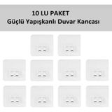 Güçlü Kendinden Yapışkanlı Kancalar Köşe Rafı Banyo Duş Rafı Kancası, Su Geçirmez Askı Siyah