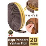 Güçlü Kendinden Yapışkanlı Kapı Pencere Soğuk Hava Geçirmez Yalıtım İzolasyon Kahve Fitil 20 Metre Diğer