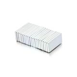 Güçlü Neodyum Mıknatıs 10 Adet 20Mm X 10Mm X 2Mm Köşeli Tasarım