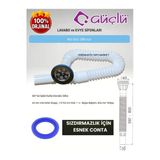 GÜÇLÜ Sabit Kafalı Körüklü Lavabo ve Evye Sifonu Meram Q32