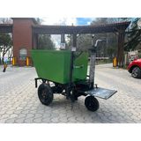 Güçlü Yüksek Kaliteliyerli Üretim 500KG Yüktaşıma Kapasiteli Elektrikli El Arabası - Turuncu