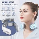 Gudli H62 Akıllı Boyun, Sırt ve Omuz Masaj Aleti Tens ve Ems Teknolojili - Beyaz