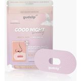 Gudslip® Ipek Ağız Bandı - Üstün Kalitede Ultra Ince Ipek, Burun Solunumunu ve Dinlenmeyi Iyileştirir Daha Derin Bir Uykuyla Yenilenmiş Uyanın - Standart