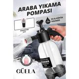 GÜELA 2 Lt Basınçlı Yıkama Pompası Köpük Püskürtme 1 Bar Güç, Ergonomik Tasarım ile Kullanım Kolaylığı