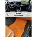 GUERRINO Audi-A4 Için 2016-2024 Arası Araca Özel Yeni Nesil Eva Mat Oto Paspas Havuzlu Eva Araba Paspası - Siyah