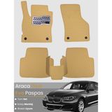 Guerrino Bmw 5 Serisi F10 Sedan (2010-2017) Uyumlu Eva Paspas Tam Set–araca Özel,su Geçirmez - Bej