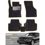 Guerrino Bmw 5 Serisi F10 Sedan (2010-2017) Uyumlu Eva Paspas Tam Set–araca Özel,su Geçirmez - Siyah - Bej