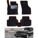 Guerrino Bmw 5 Serisi F10 Sedan (2010-2017) Uyumlu Eva Paspas Tam Set–araca Özel,su Geçirmez - Siyah - Kahverengi
