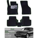 Guerrino Bmw 5 Serisi F10 Sedan (2010-2017) Uyumlu Eva Paspas Tam Set–araca Özel,su Geçirmez - Siyah - Yeşil