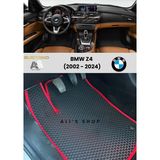 GUERRINO Bmw-Z4 Için 2002-2024 Arası Araca Özel Yeni Nesil Eva Mat Oto Paspas Havuzlu Eva Araba Paspası - Siyah