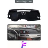 Guerrino Chery Tiggo 7 Pro Araca Özel Torpido Örtüsü | Ön Göğüs Kılıfı | Tam Koruma | Oto Aksesuar | D38 - Gri