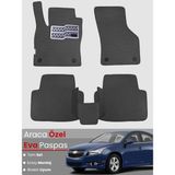 Guerrino Chevrolet Cruze (2008-2014) Uyumlu Eva Paspas Tam Set–araca Özel,su Geçirmez,kolay Montaj - Koyu Gri