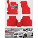 Guerrino Chevrolet Cruze Hatchback (2008-2014) Uyumlu Eva Paspas Tam Set–araca Özel,su Geçirmez - Kırmızı