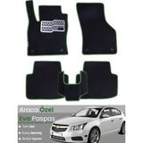 Guerrino Chevrolet Cruze Hatchback (2008-2014) Uyumlu Eva Paspas Tam Set–araca Özel,su Geçirmez - Siyah - Yeşil