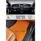 GUERRINO Dacia-Duster Için 2009-2017 Arası Araca Özel Yeni Nesil Eva Mat Oto Paspas Havuzlu Araba Paspası - Siyah