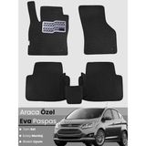 Guerrino Ford C-Max (2011-2024) Uyumlu Eva Paspas Tam Set–araca Özel,su Geçirmez,hızlı ve Kolay Montaj - Siyah