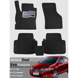 Guerrino Honda City (2008-2013) Uyumlu Eva Paspas Tam Set–araca Özel,su Geçirmez,kolay Montaj - Siyah
