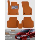 Guerrino Honda City (2008-2013) Uyumlu Eva Paspas Tam Set–araca Özel,su Geçirmez,kolay Montaj - Taba