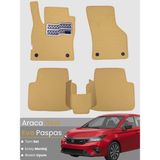 Guerrino Honda City (2019-2024) Uyumlu Eva Paspas Tam Set–araca Özel,su Geçirmez,kolay Montaj - Bej