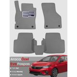 Guerrino Honda City (2019-2024) Uyumlu Eva Paspas Tam Set–araca Özel,su Geçirmez,kolay Montaj - Gri