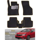 Guerrino Honda City (2019-2024) Uyumlu Eva Paspas Tam Set–araca Özel,su Geçirmez,kolay Montaj - Siyah - Bej