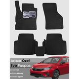 Guerrino Honda City (2019-2024) Uyumlu Eva Paspas Tam Set–araca Özel,su Geçirmez,kolay Montaj - Siyah
