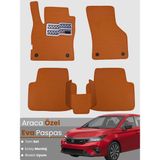 Guerrino Honda City (2019-2024) Uyumlu Eva Paspas Tam Set–araca Özel,su Geçirmez,kolay Montaj - Taba