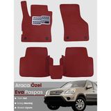 Guerrino Honda Crv 2 (2002-2006) Uyumlu Eva Paspas Tam Set–araca Özel,kolay Montaj,su Geçirmez - Bordo