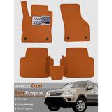 Guerrino Honda Crv 2 (2002-2006) Uyumlu Eva Paspas Tam Set–araca Özel,kolay Montaj,su Geçirmez - Taba