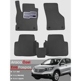 Guerrino Honda Crv 4 (2012-2017) Uyumlu Eva Paspas Tam Set–araca Özel,kolay Montaj,su Geçirmez - Koyu Gri