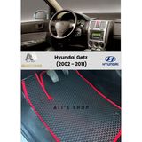 GUERRINO Hyundai Getz 2002-2011 Arası Araca Özel Yeni Nesil Eva Mat Oto Paspas Havuzlu Eva Araba Paspası - Siyah
