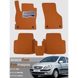 Guerrino Hyundai Getz (2002-2011) Uyumlu Eva Paspas Tam Set–araca Özel,kolay Montaj,su Geçirmez - Taba