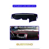 Guerrino Mıtsubıshı L200 2005-2015Torpido Koruma Halısı Mavi Kenar