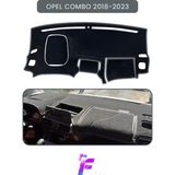 Guerrino Opel Combo (2018-2023) Uyumlu Torpido Örtüsü | Çatlama ve Isıya Karşı Tam Koruma | Oto Aksesuar |T26 - Gri