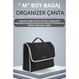 Guerrino Orta Boy Cırtlı Keçe Kumaş Oto Bagaj Çantası | Geniş Hacimli,Dayanıklı,Araç İçi Düzenleyici
