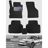 Guerrino Renault Fluence (2009-2014) Uyumlu Eva Paspas Tam Set–oto Paspas,araca Özel - Siyah