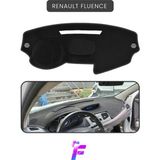Guerrino Renault Fluence Araca Özel Torpido Örtüsü | Ön Göğüs Kılıfı | Tam Koruma | Oto Aksesuar | A36 - Siyah