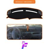 Guerrino Renault Megane 1 Araca Özel Torpido Örtüsü | Ön Göğüs Kılıfı | Tam Koruma | Oto Aksesuar | A52 - Kahverengi