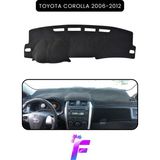 Guerrino Toyota Corolla (2006-2012) Araca Özel Torpido Örtüsü | Ön Göğüs Kılıfı | Tam Koruma | Kaymaz | B36 - Siyah