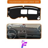 Guerrino Volkswagen Caddy (2004-2015) Araca Özel Torpido Örtüsü | Ön Göğüs Kılıfı | Tam Koruma |B76 - Kahverengi