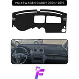 Guerrino Volkswagen Caddy (2004-2015) Araca Özel Torpido Örtüsü | Ön Göğüs Kılıfı | Tam Koruma |B78 - Siyah