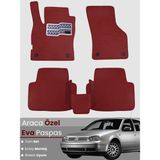 Guerrino Volkswagen Golf 4 (1997-2004) Uyumlu Eva Paspas Tam Set–oto Paspas,araca Özel,su Geçirmez - Bordo